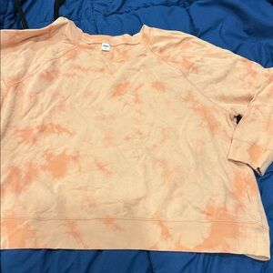 Old Navy Peach Tie-Dye Crewneck ( box Z)